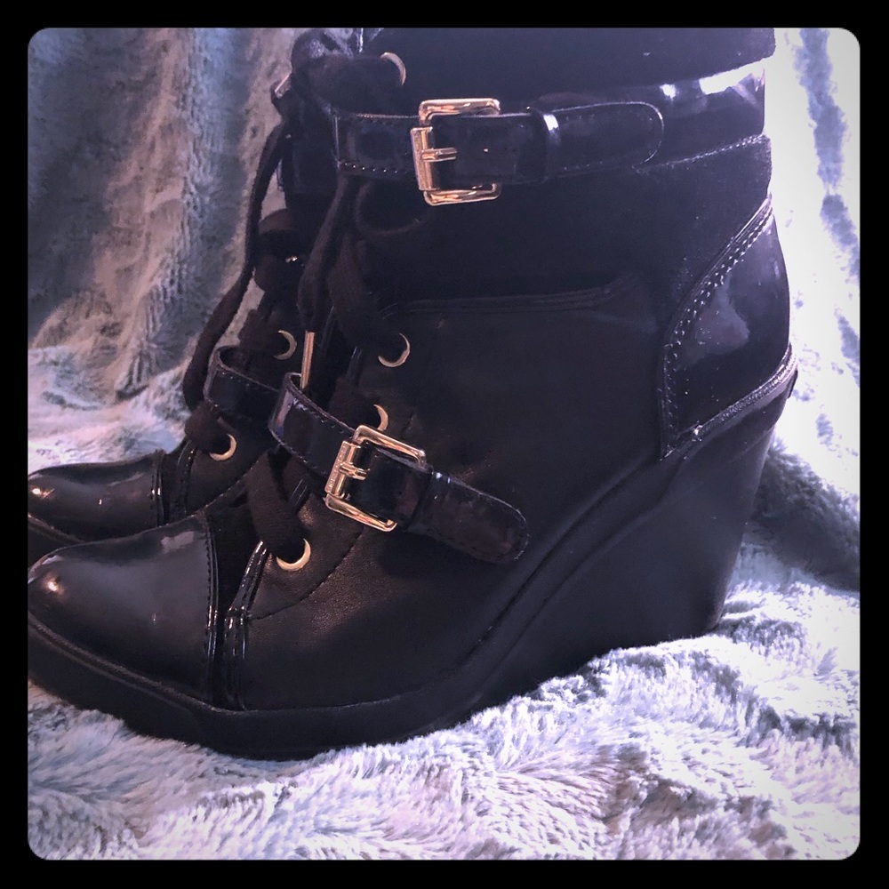 Michael Kor high heel sneaker ankle boots